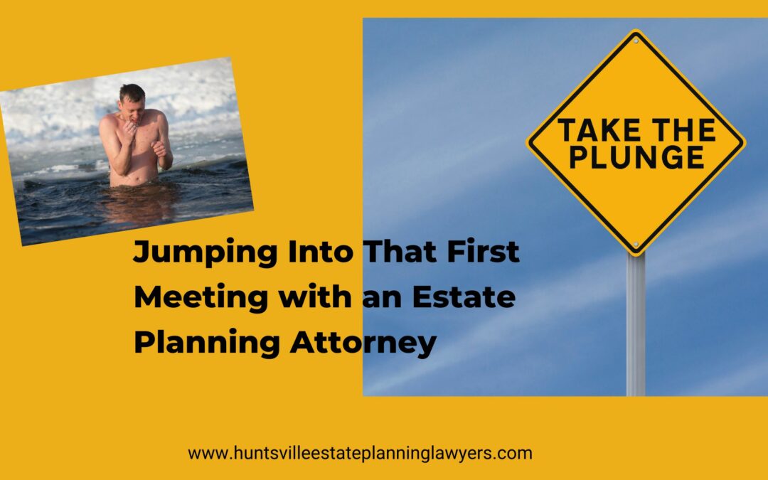 Take the polar plunge: Jumping Into the First Meeting with you Estate Planning Attorney
